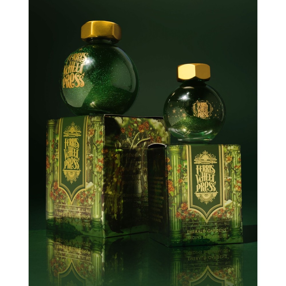 Calligraphy ink FerriTales - Ferris Wheel Press - Emerald Gardens, 20 ml