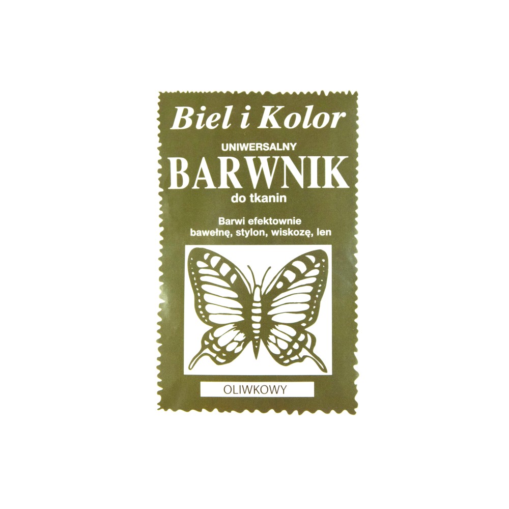 Barwnik do tkanin - Biel i kolor - oliwkowy, 10 g