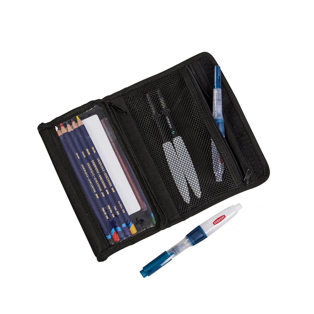 Piórnik materiałowy Art Pack - Derwent - 11,5 x 20 x 2 cm