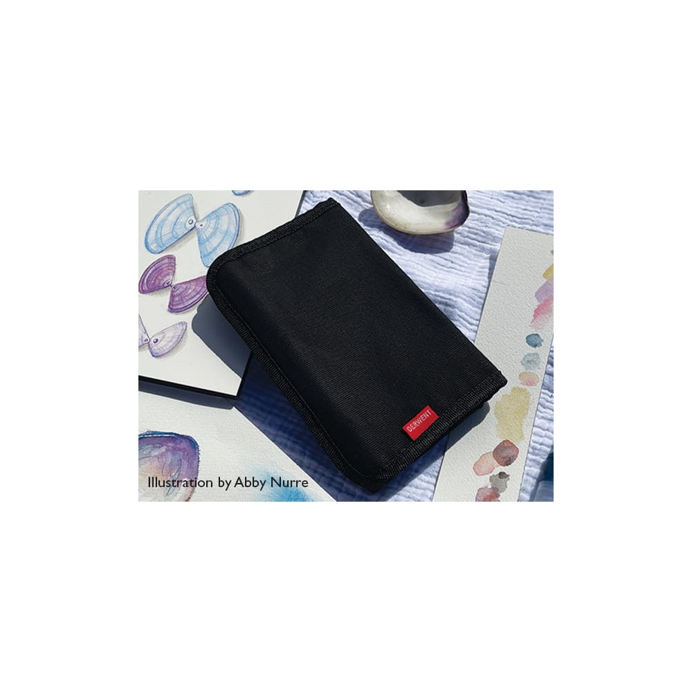 Pencil case Art Pack - Derwent - black, 11,5 x 20 x 2 cm