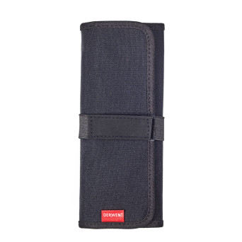 Piórnik materiałowy Pencil Wrap - Derwent - czarny