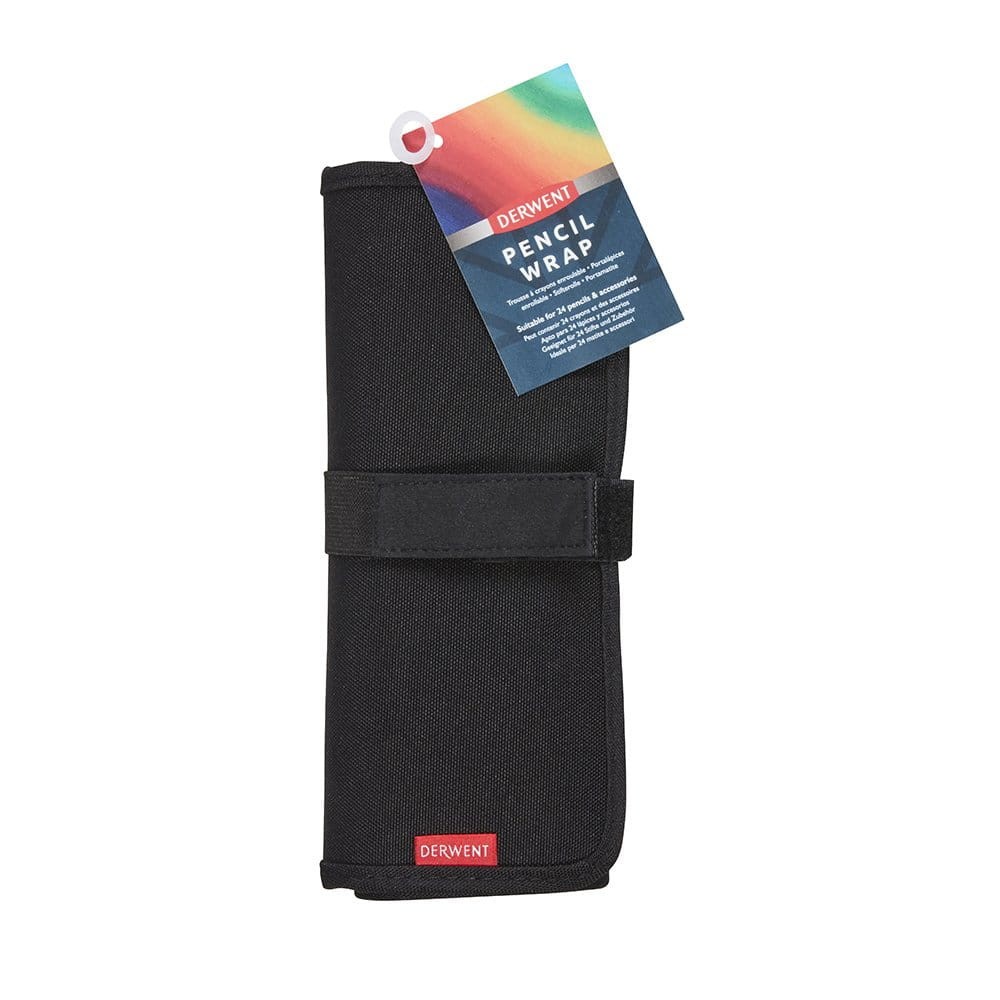 Piórnik materiałowy Pencil Wrap - Derwent - czarny