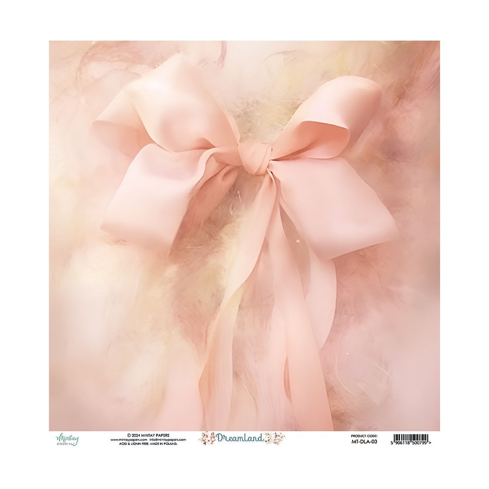 Scrapbooking paper 30,5 x 30,5 cm - Mintay - Dreamland 03