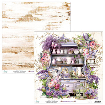 Scrapbooking paper 30,5 x 30,5 cm - Mintay - Lilac Garden 02