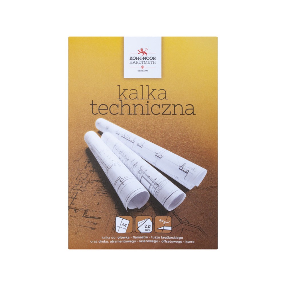 Diamant Tracing paper A4 - Koh-I-Noor - 90 g/m2, 20 sheets