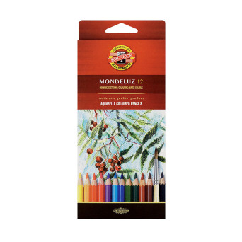 Set of Aquarell Coloured Pencils 3716, 12 pcs Fruit