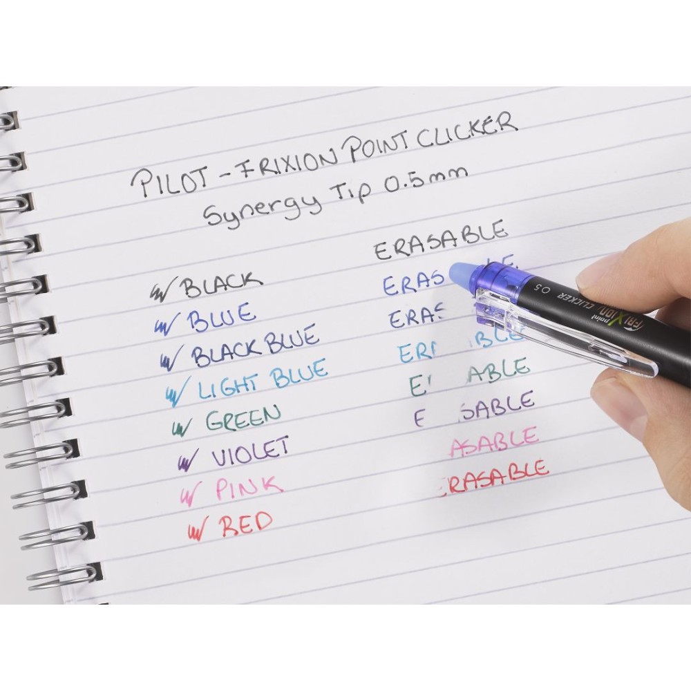Frixion Ball pen refills - Pilot - black blue, 0,7 mm, 3 pcs.