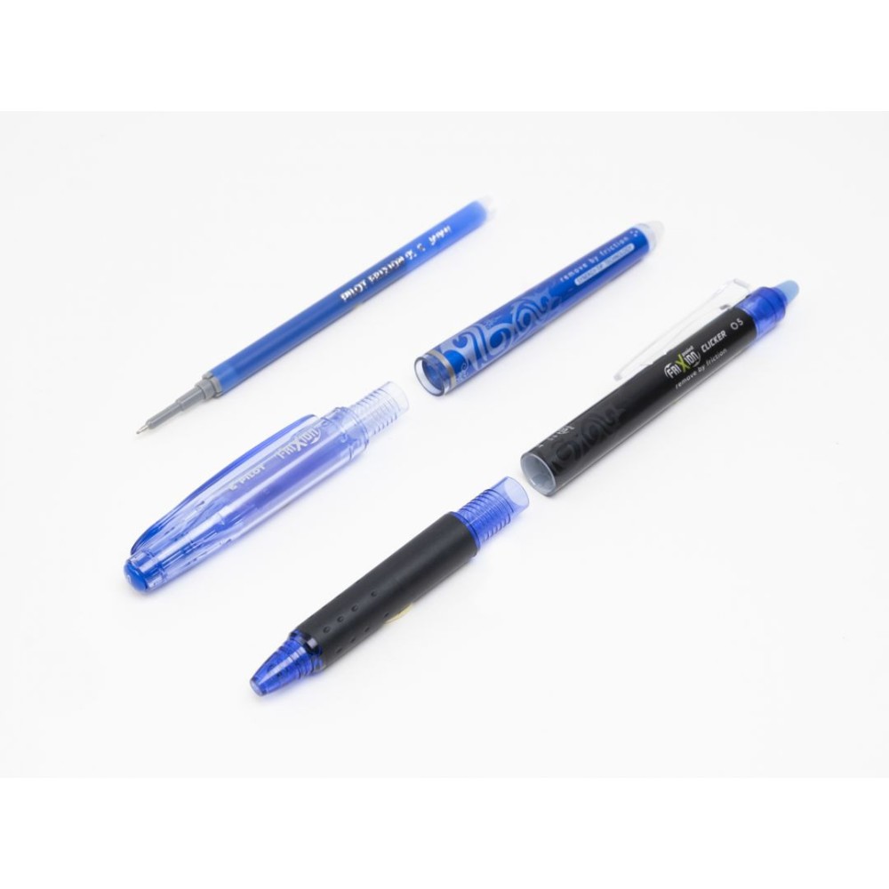 Frixion Ball pen refills - Pilot - black blue, 0,7 mm, 3 pcs.