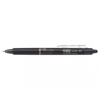 Pióro kulkowe, długopis ścieralny Frixion Clicker - Pilot - czarne, 0,7 mm