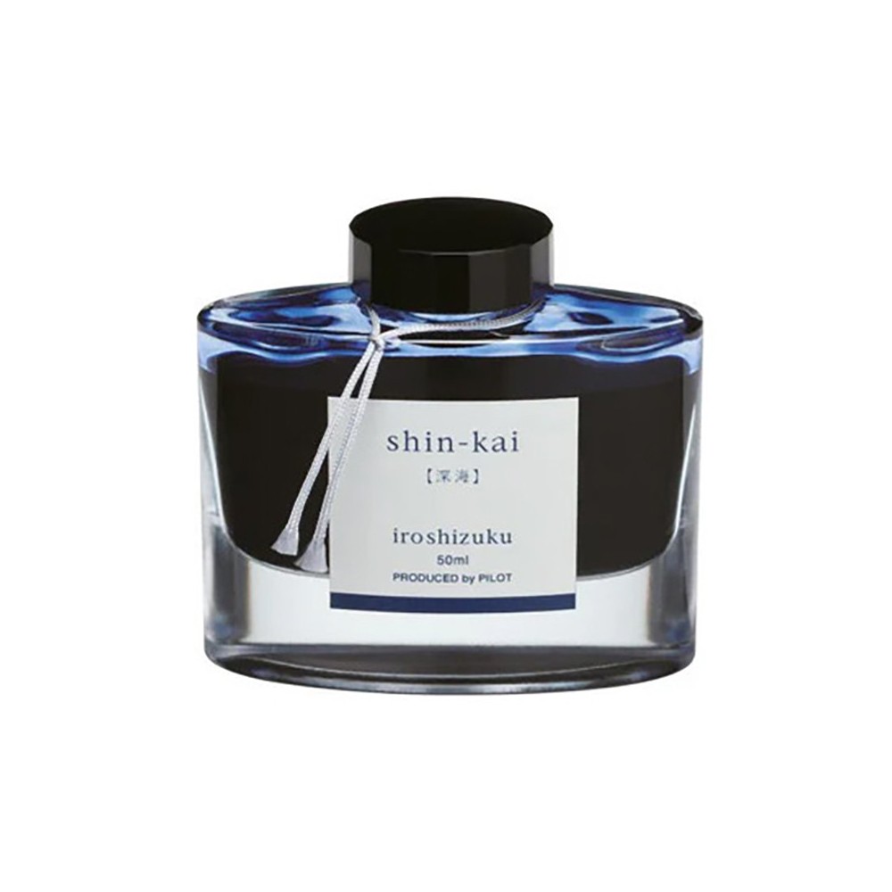Iroshizuku calligraphy ink - Pilot - Shin-Kai (Deep Sea), 50 ml