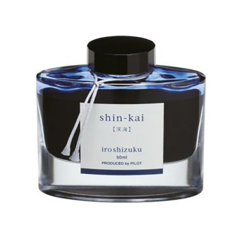 Iroshizuku calligraphy ink - Pilot - Shin-Kai (Deep Sea), 50 ml