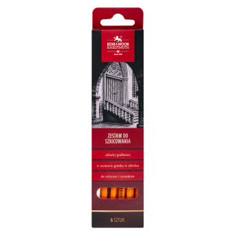 Set of graphite pencils 1500 series - Koh-I-Noor - 6 pcs.