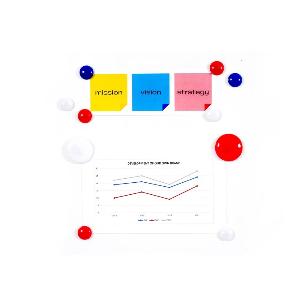 Board magnets - MemoBe - 2 cm, 12 pcs.