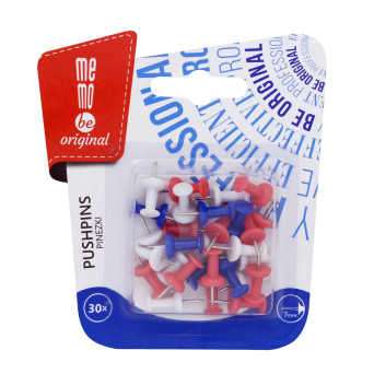 Pushpins for cork boards - MemoBe - 7 mm, 30 pcs.