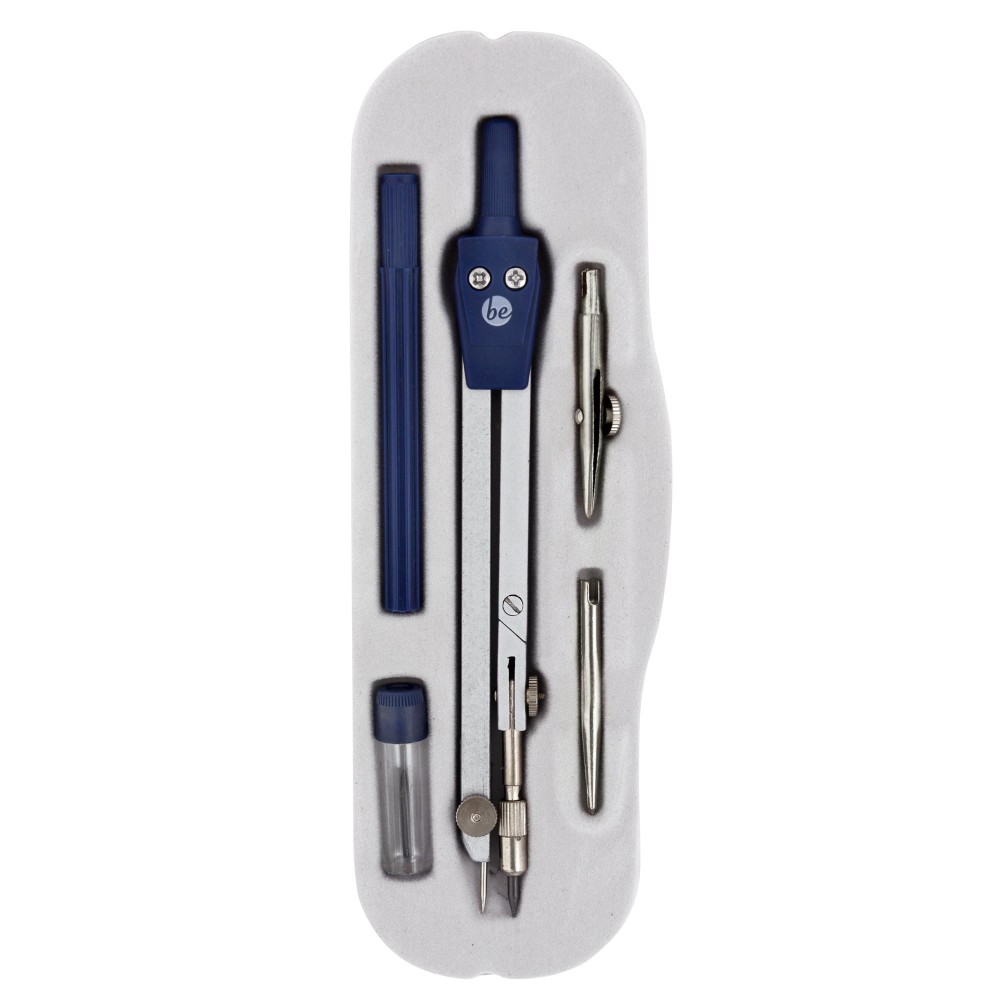 Metal compass with accessories - MemoBe - 5 elements
