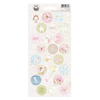 Set of paper stickers 10,5 x 23 cm - Piątek Trzynastego - Believe in Fairies 03