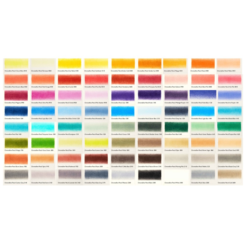 Zestaw kredek Chromaflow w metalowej kasecie - Derwent - 150 kolorów