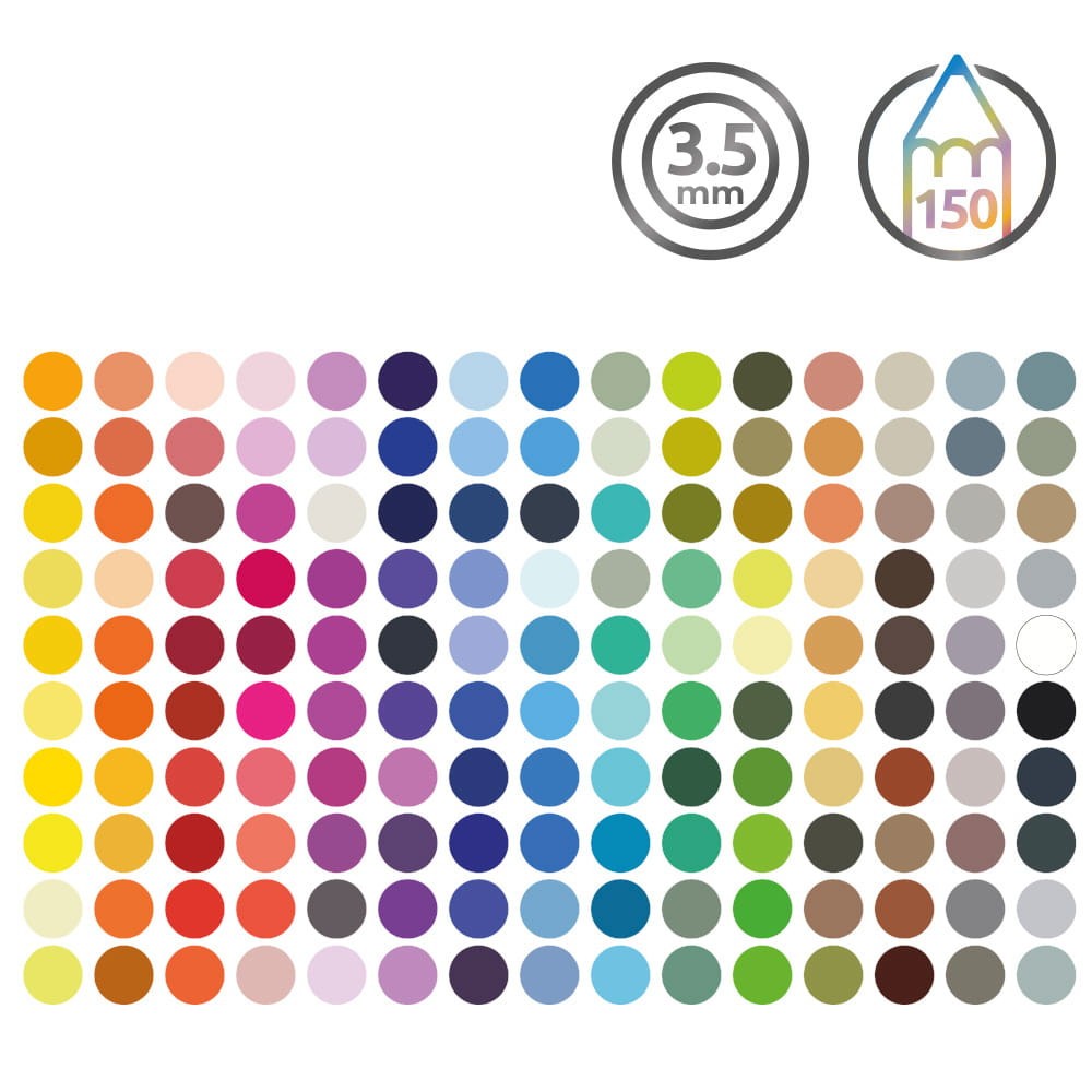 Set of Chromaflow colored pencils - Derwent - 100 pcs.