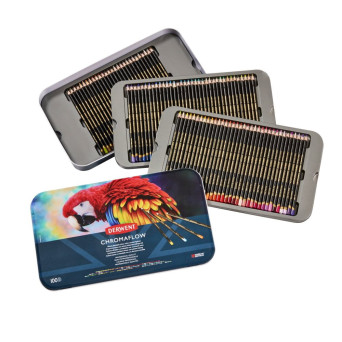 Set of Chromaflow colored pencils - Derwent - 100 pcs.
