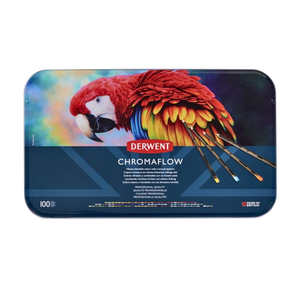 Set of Chromaflow colored pencils - Derwent - 100 pcs.