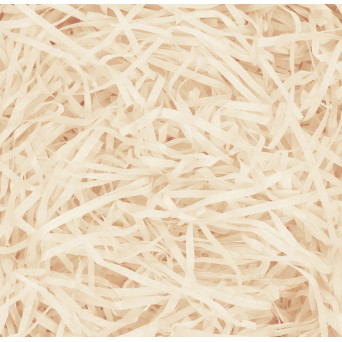 Wypełnienie do prezentów, sianko papierowe - kremowe, 100 g