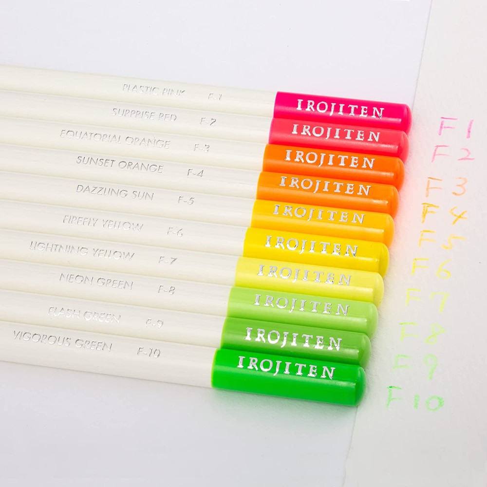 Set of color pencils Irojiten Vol. 8 - Tombow - 10 pcs.