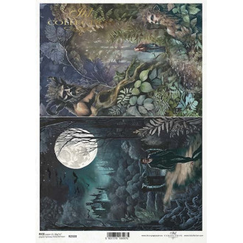 Decoupage paper A4 - ITD Collection - rice, R2320