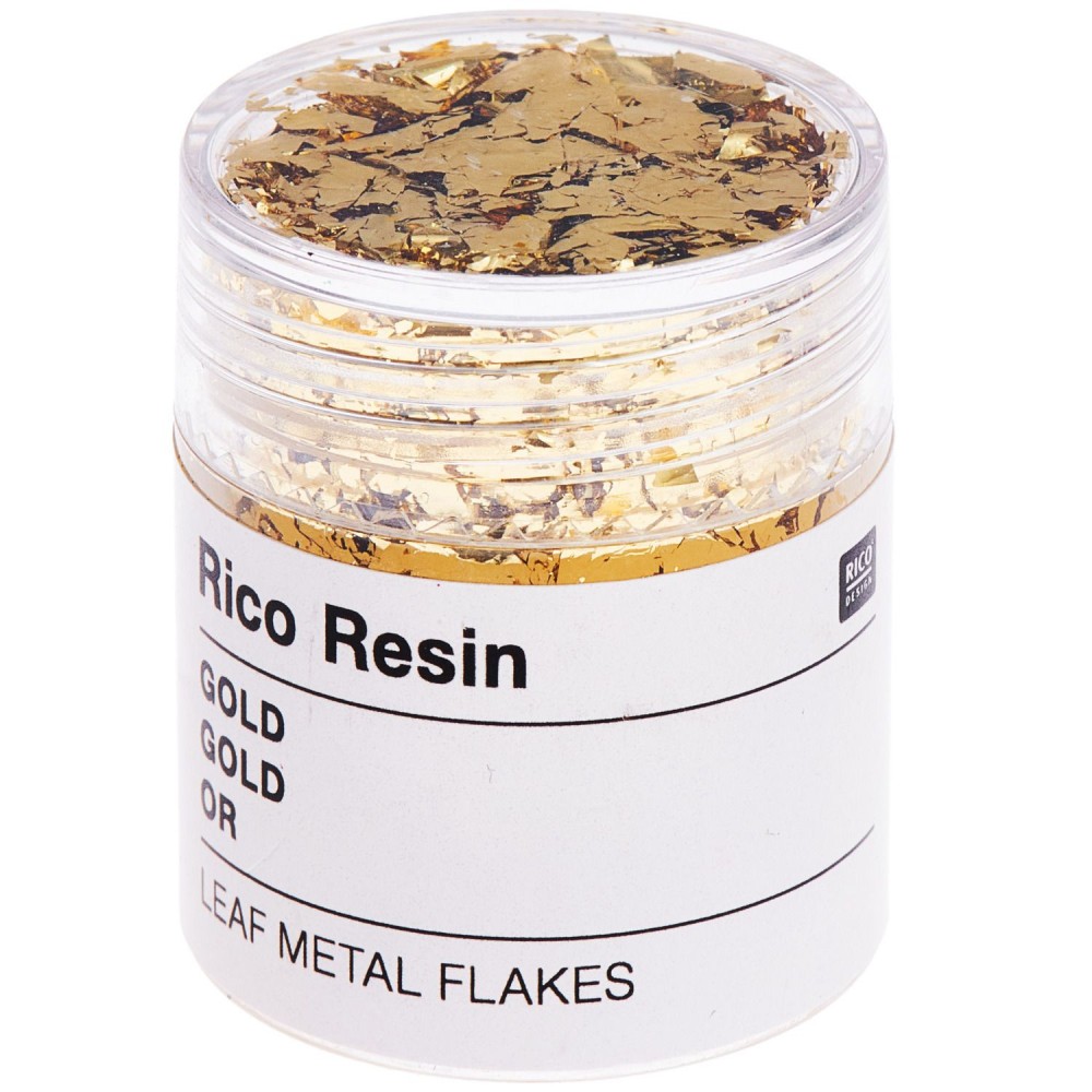 Płatki złota do żywicy - Rico Design - Gold, 0,3 g