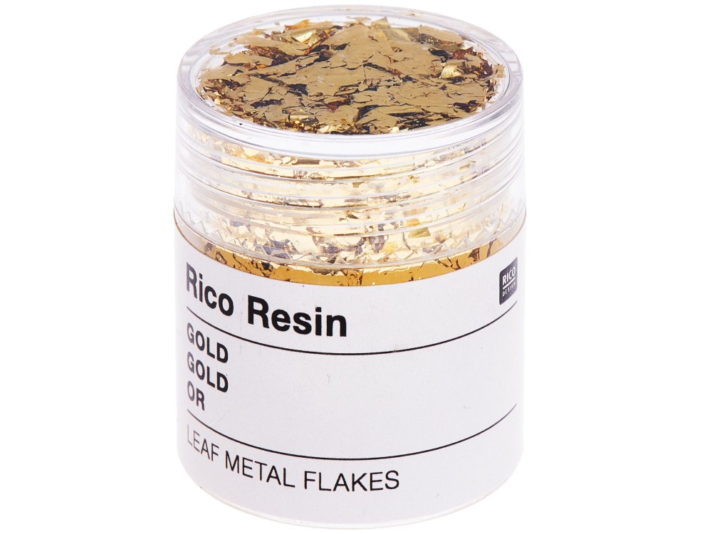 Płatki złota do żywicy - Rico Design - Gold, 0,3 g