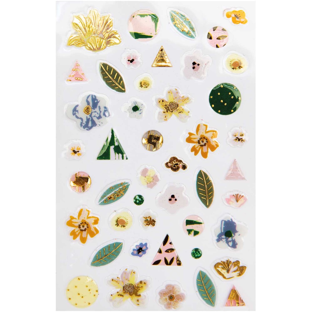 Gel stickers - Paper Poetry - Nature, 45 pcs.