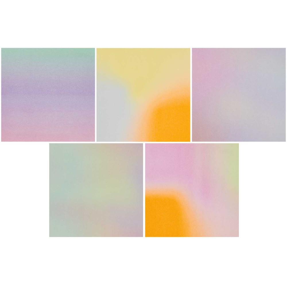Papier origami Blurry Gradient - Paper Poetry - 15 x 15 cm, 100 ark.