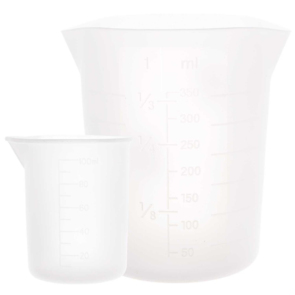 Miarki silikonowe do żywicy - Rico Design - 100 ml, 350 ml, 2 szt.