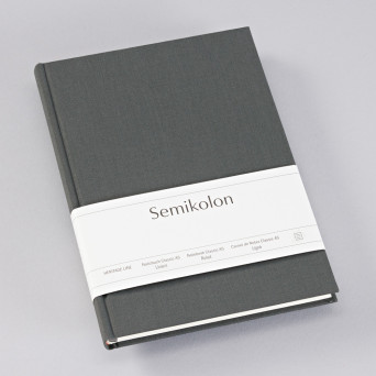 Notatnik Classic A5 - Semikolon - Lava Stone, w linie, 176 stron