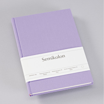 Notatnik Classic A5 - Semikolon - Lilac Silk, gładki, 176 stron