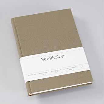 Notebook Classic A5 - Semikolon - Fango, plain, 176 pages