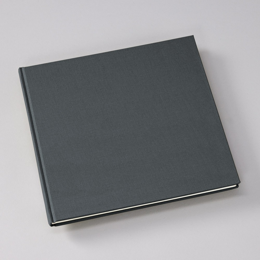 Guest book Slim Heritage Line - Semikolon - Lava Stone, 100 pages