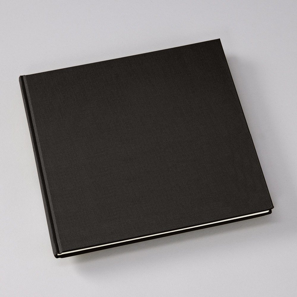 Guest book Slim Heritage Line - Semikolon - Black, 100 pages