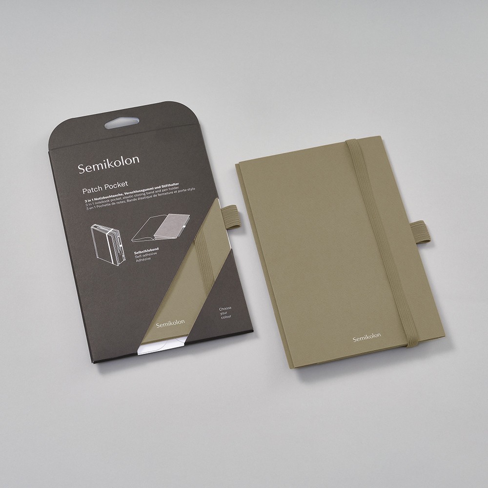 Patch Pocket fot notebook A5 - Semikolon - Fango