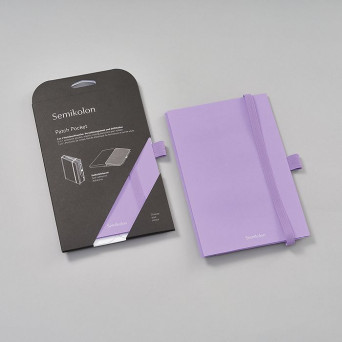 Kieszeń do notatnika Patch Pocket A5 - Semikolon - Lilac Silk