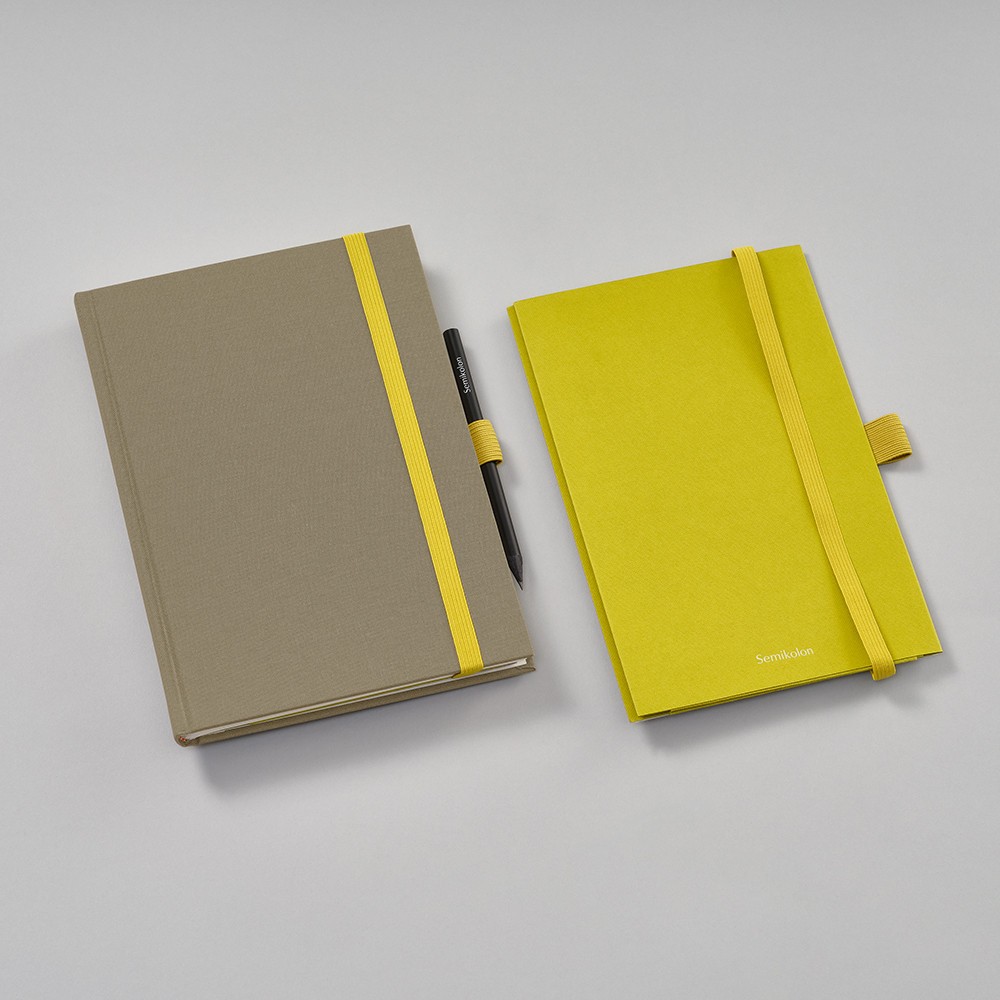 Patch Pocket fot notebook A5 - Semikolon - Matcha