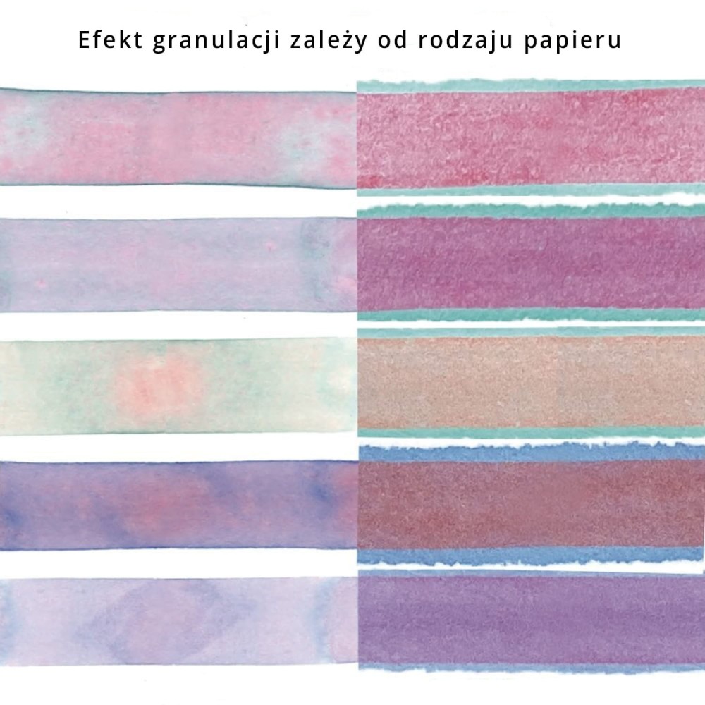 Zestaw farb akwarelowych Gansai Tambi Granulating - Kuretake - 5 kolorów