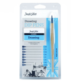 Zestaw do rysunku Drawing Dip Pens Joseph Gillot - William Mitchell