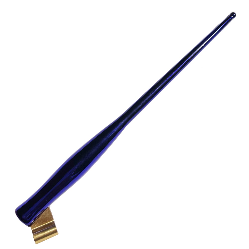 Oblique Pen holder - Manuscript - navy