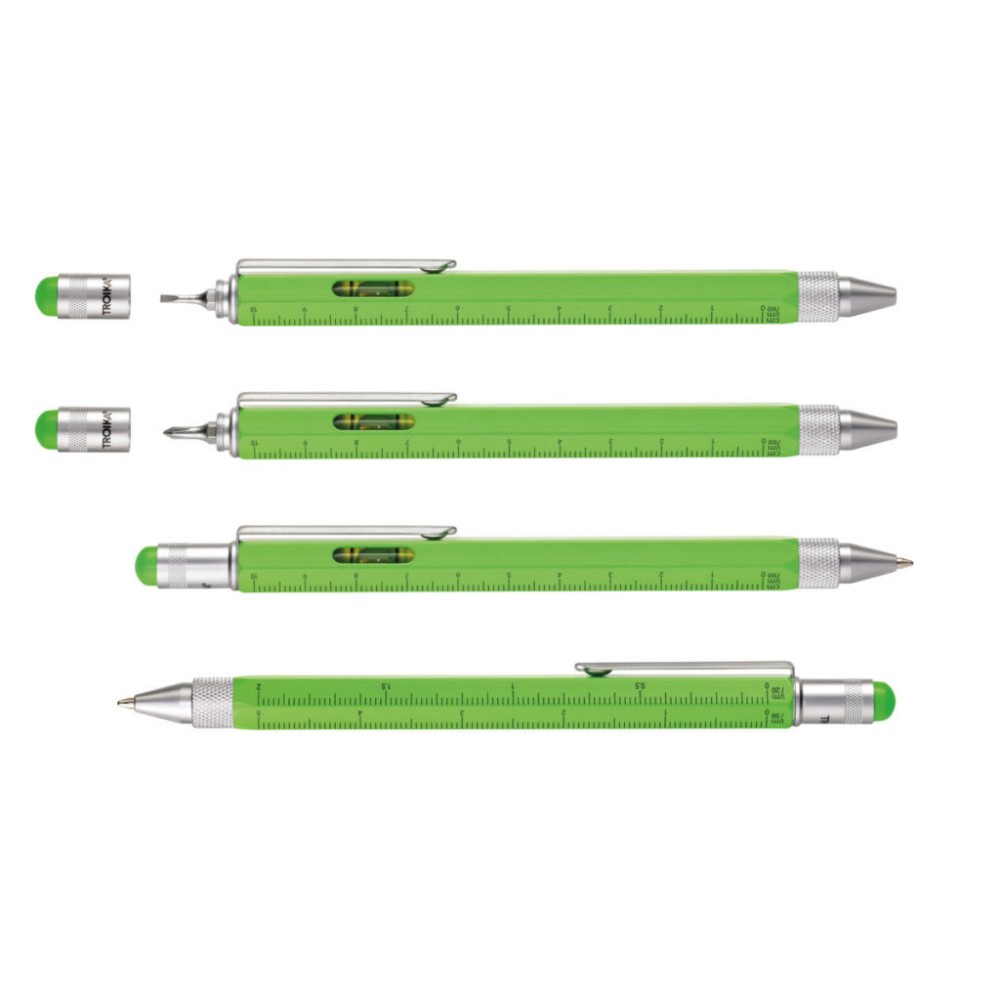 Construction multi tasking pen - Troika - Neon Green
