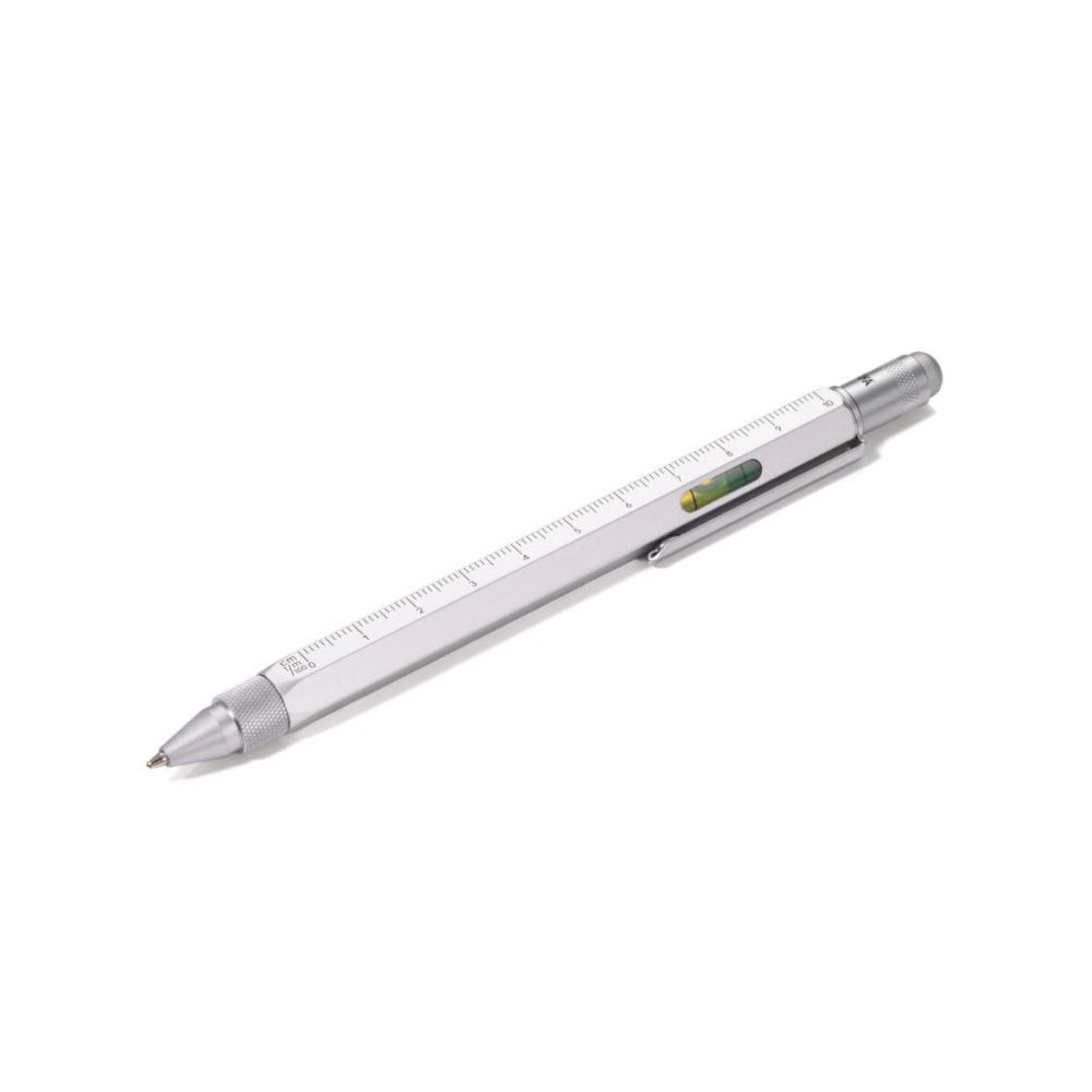 Construction multi tasking pen - Troika - Silver