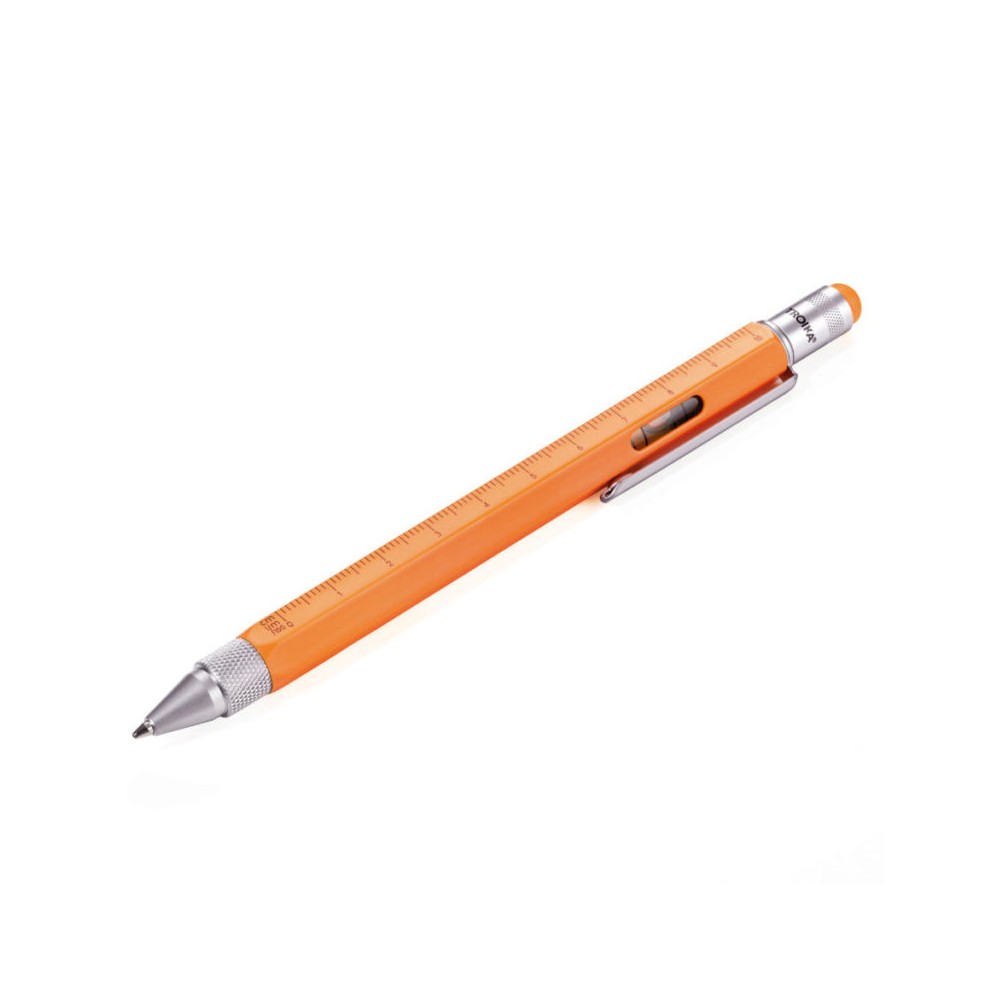 Construction multi tasking pen - Troika - Orange
