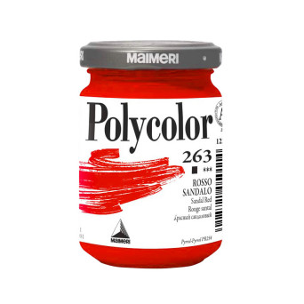 Acrylic paint Polycolor - Maimeri - 263, Sandal Red, 140 ml