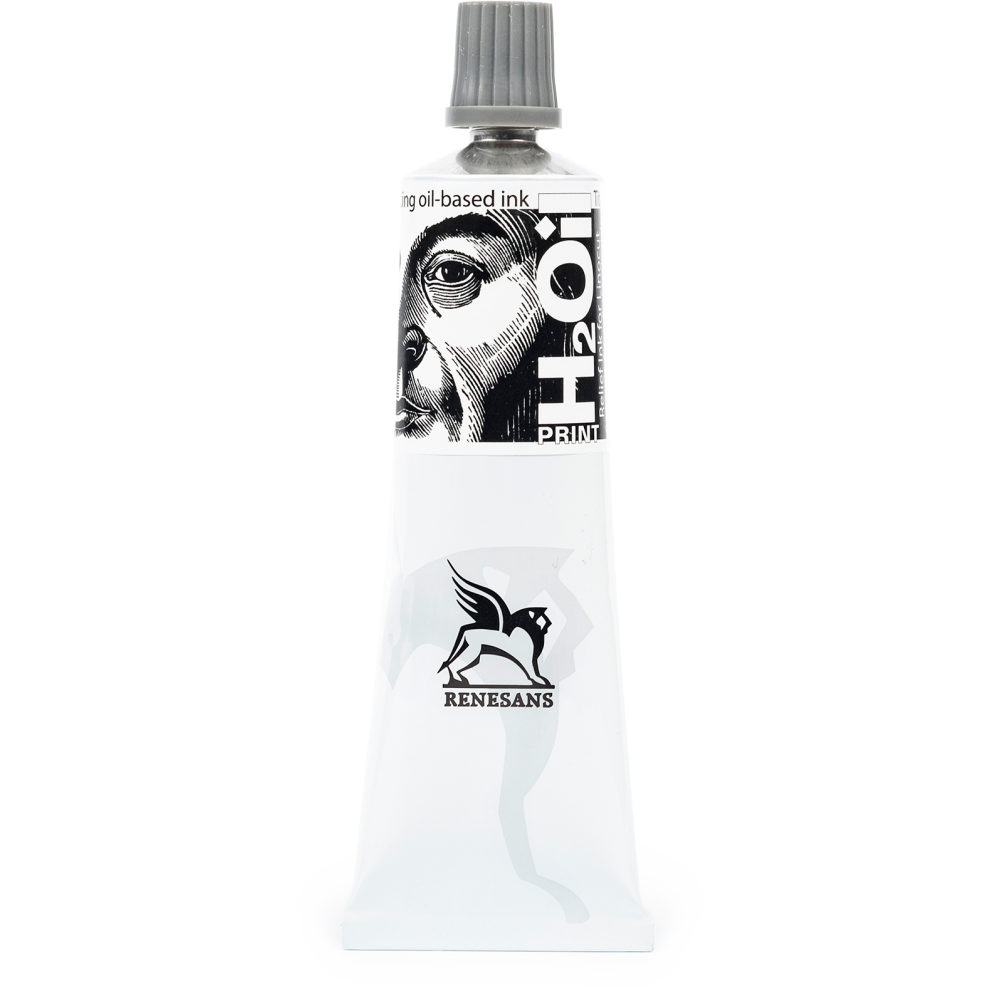 Farba graficzna do linorytu H2Oil Print - Renesans - Baza Transparentna, 60 ml