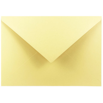 Koperta Woodstock 140g - C6, Giallo, żółta