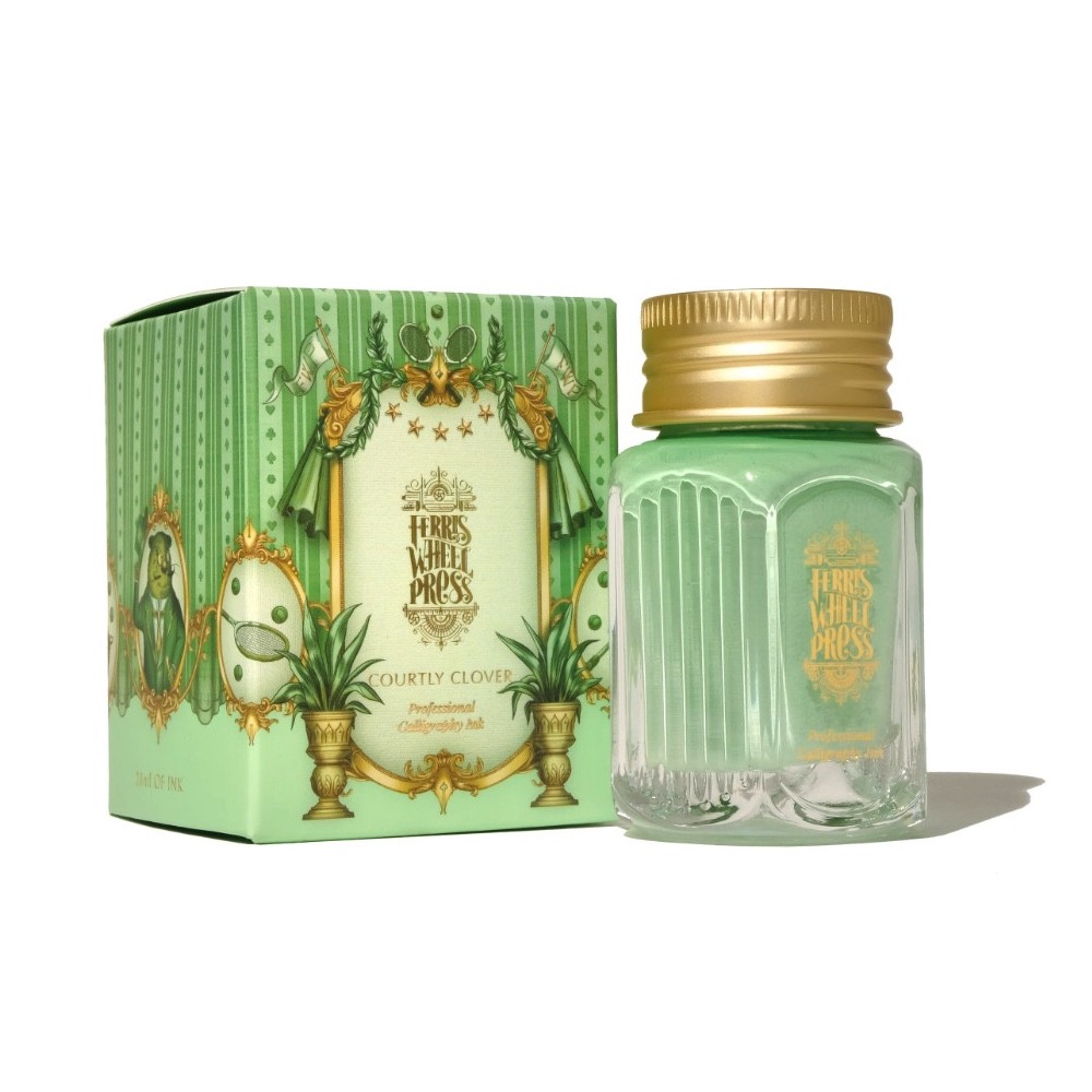 Tusz wodoodporny - Ferris Wheel Press - Courtly Clover, 28 ml